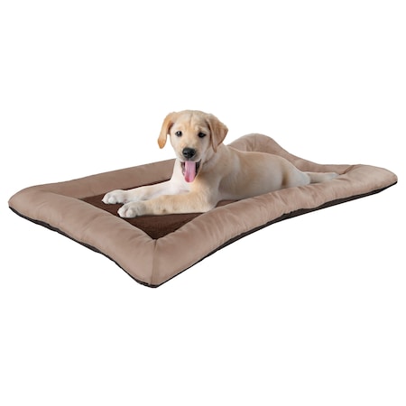 Pet Adobe 43"x29" Plush Cozy Pet Bed - Tan 397473GHT